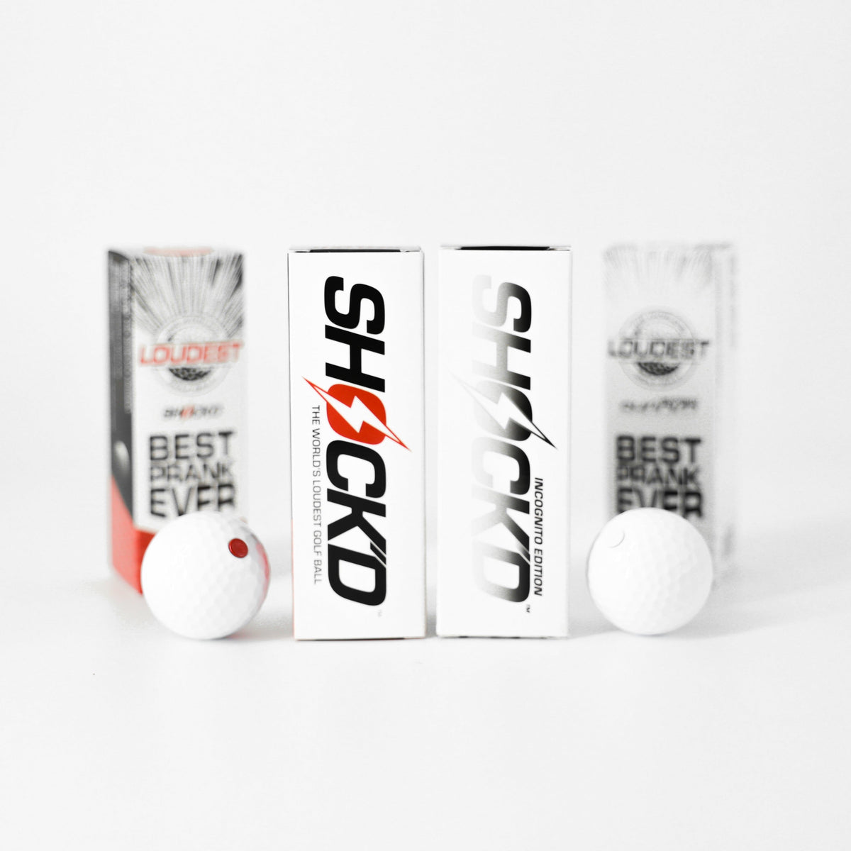 BUY 3 GET 1 FREE BUNDLE - SHOCK'D Golf Balls – Prank Golf Balls at Golfgag